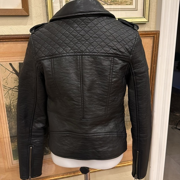 American Eagle faux Leather Jacket, Size S - Picture 2 of 6